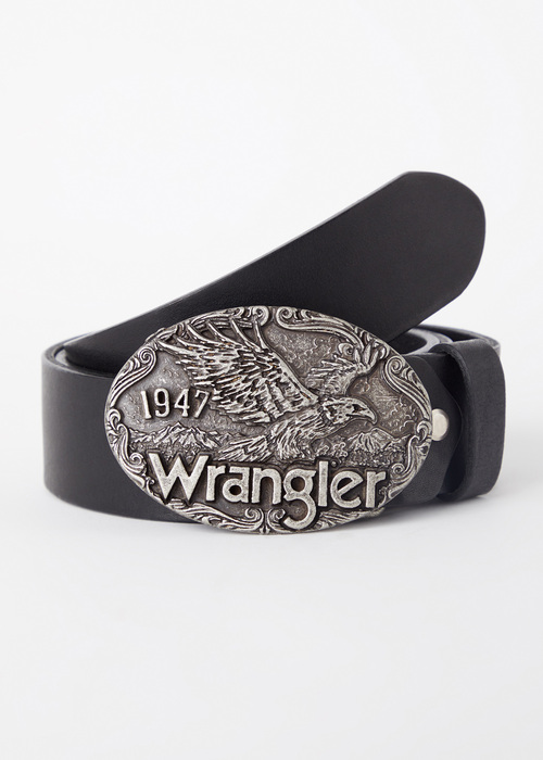 Wrangler Eagle Belt Black - W0E5U1100