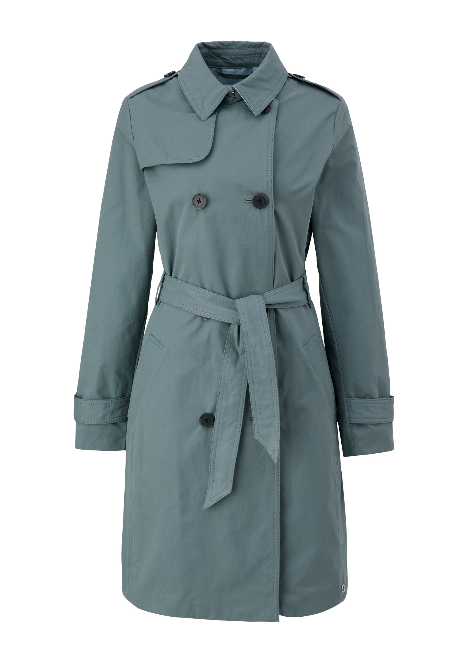 Soliver Lapel Coat Green - 2126192-6352