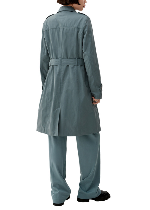 Soliver Lapel Coat Green - 2126192-6352