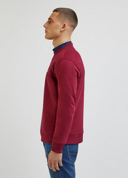 Lee Plain Crew Sweatshirt Port - L81IRFA84