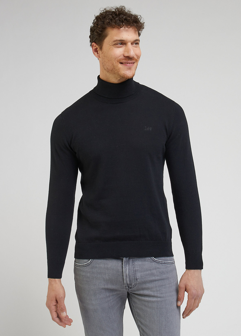 Lee Hight Neck Knit Black - L83CKF01