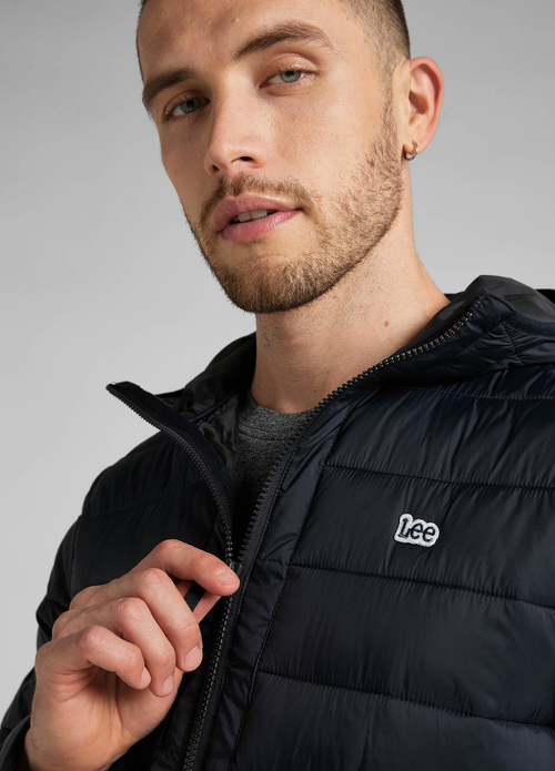 Lee Light Puffer Jacket Black - L87HSZ01