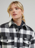 Lee Quilted Overshirt Charcoal Check - LQ34KQA75