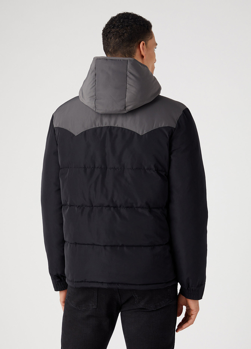 Wrangler Puffer Jacket Black - W40AWU100