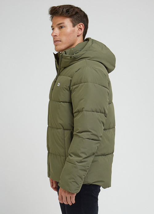 Lee Puffer Jacket Olive Green - L87NNYA61