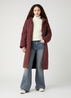 Wrangler Long Quited Jacket Dahlia - W4I7XFH45