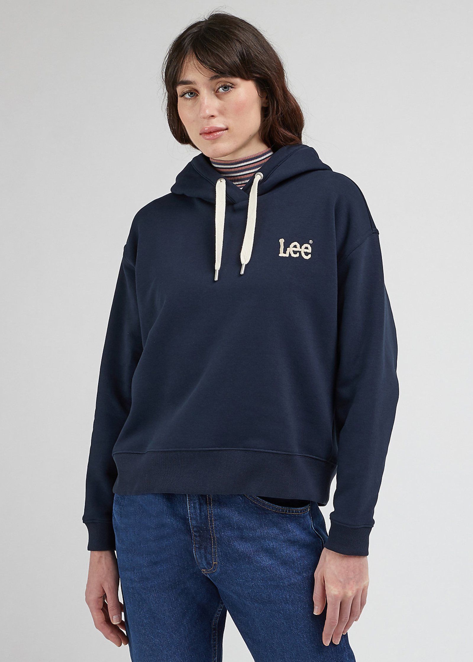 Lee Essential Hoodie Unionall Black - LEE®-ESSENTIAL-HOODIE