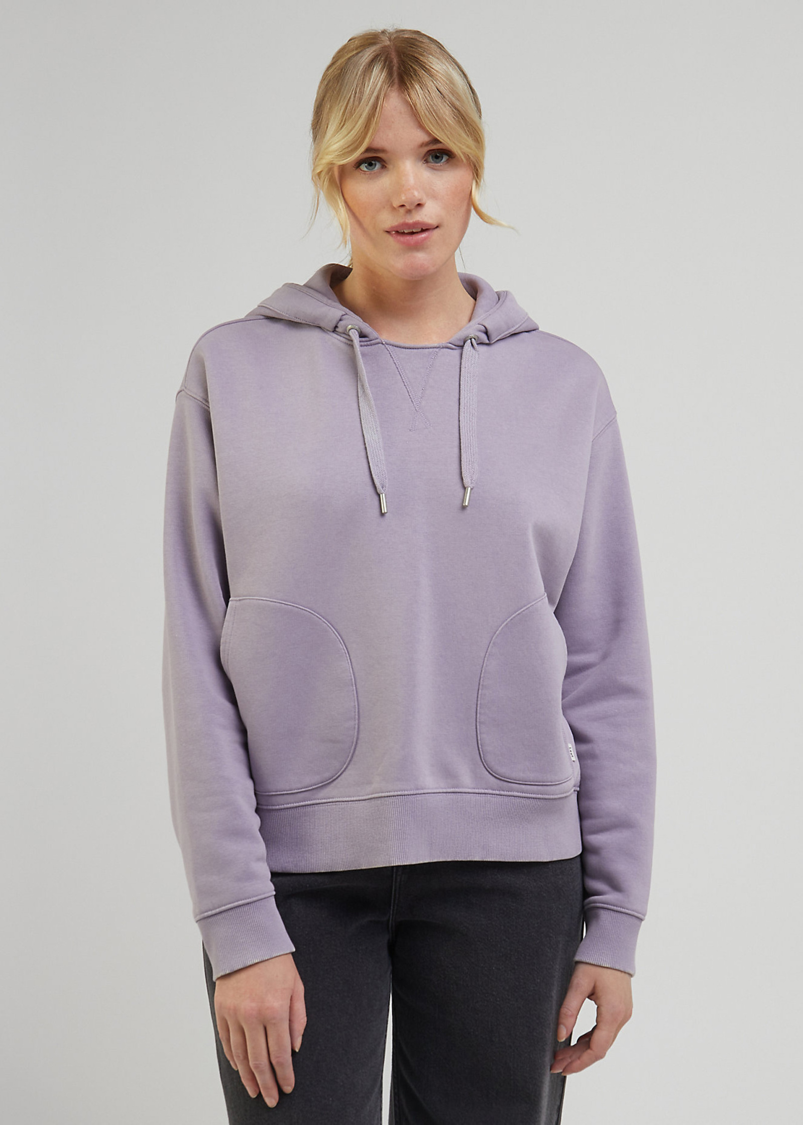 Lee Relaxed Hoodie Jazzy Purple - LQ67LJA69