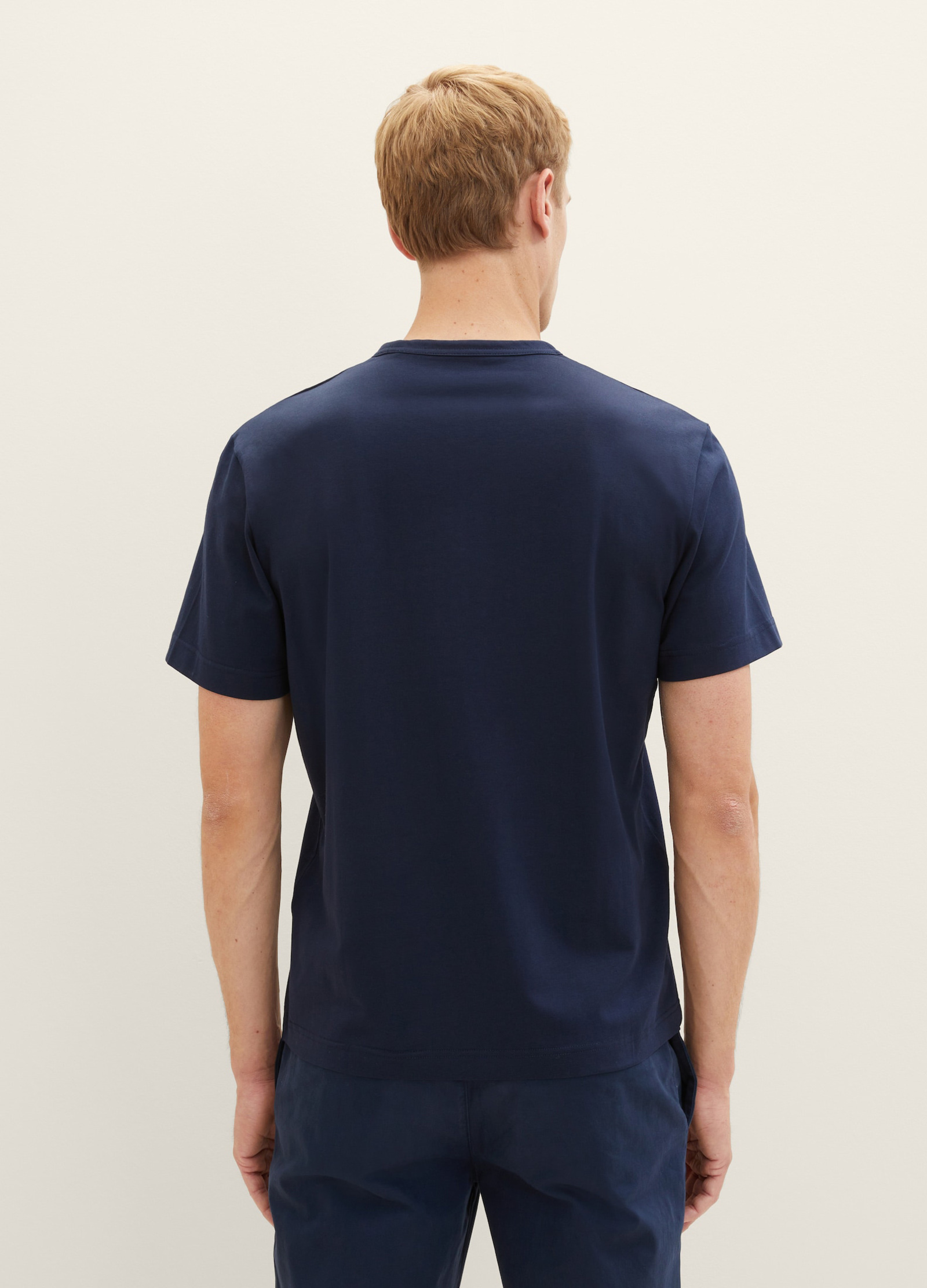Tailor Sky 1038748-10668 M Tom Captain - Blue Size T Basic Shirt