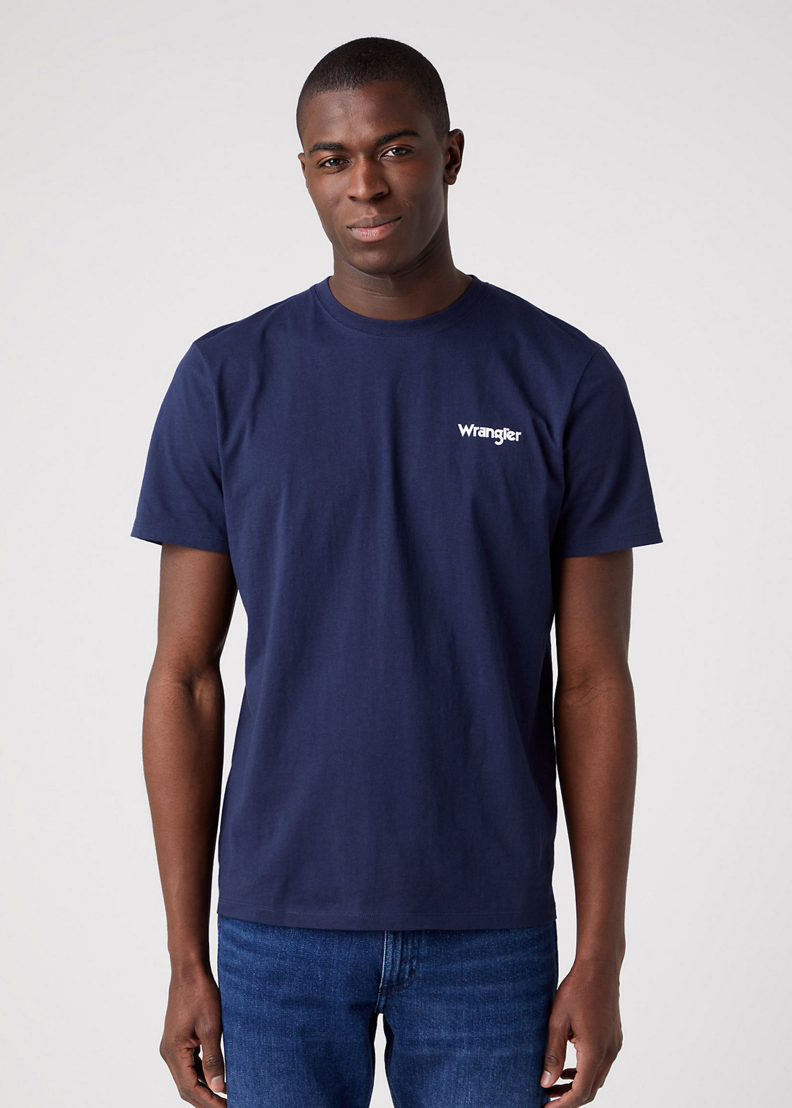 Wrangler® 2 Pack Sign Off Tee - Real Navy/White