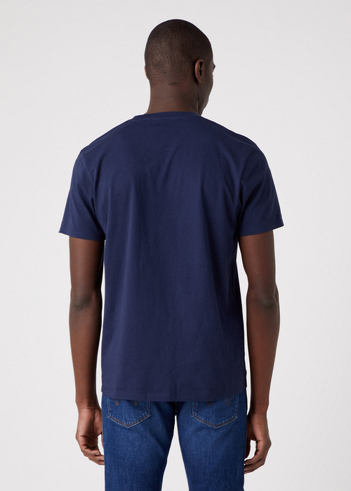 Wrangler® 2 Pack Sign Off Tee - Real Navy/White