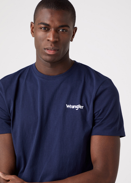 Wrangler® 2 Pack Sign Off Tee - Real Navy/White