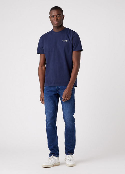 Wrangler® 2 Pack Sign Off Tee - Real Navy/White