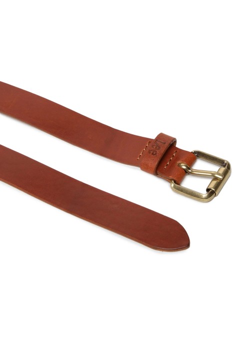 Lee Long Thin Belt Dark Cognac - LG405080