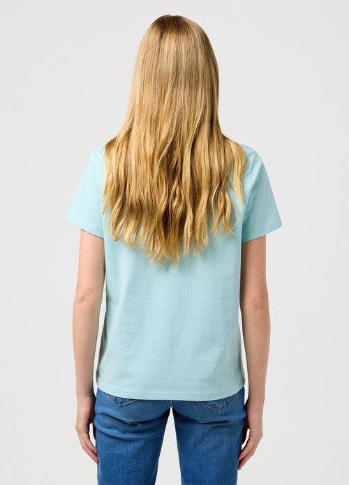 Wrangler Regular Tee - Canal Blue