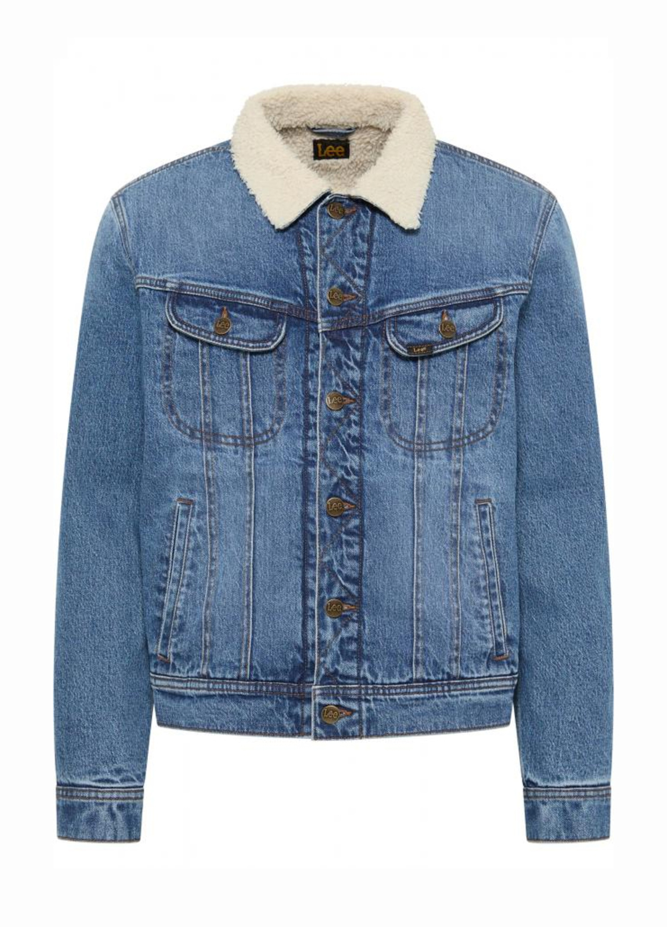 Lee sherpa hot sale denim jacket