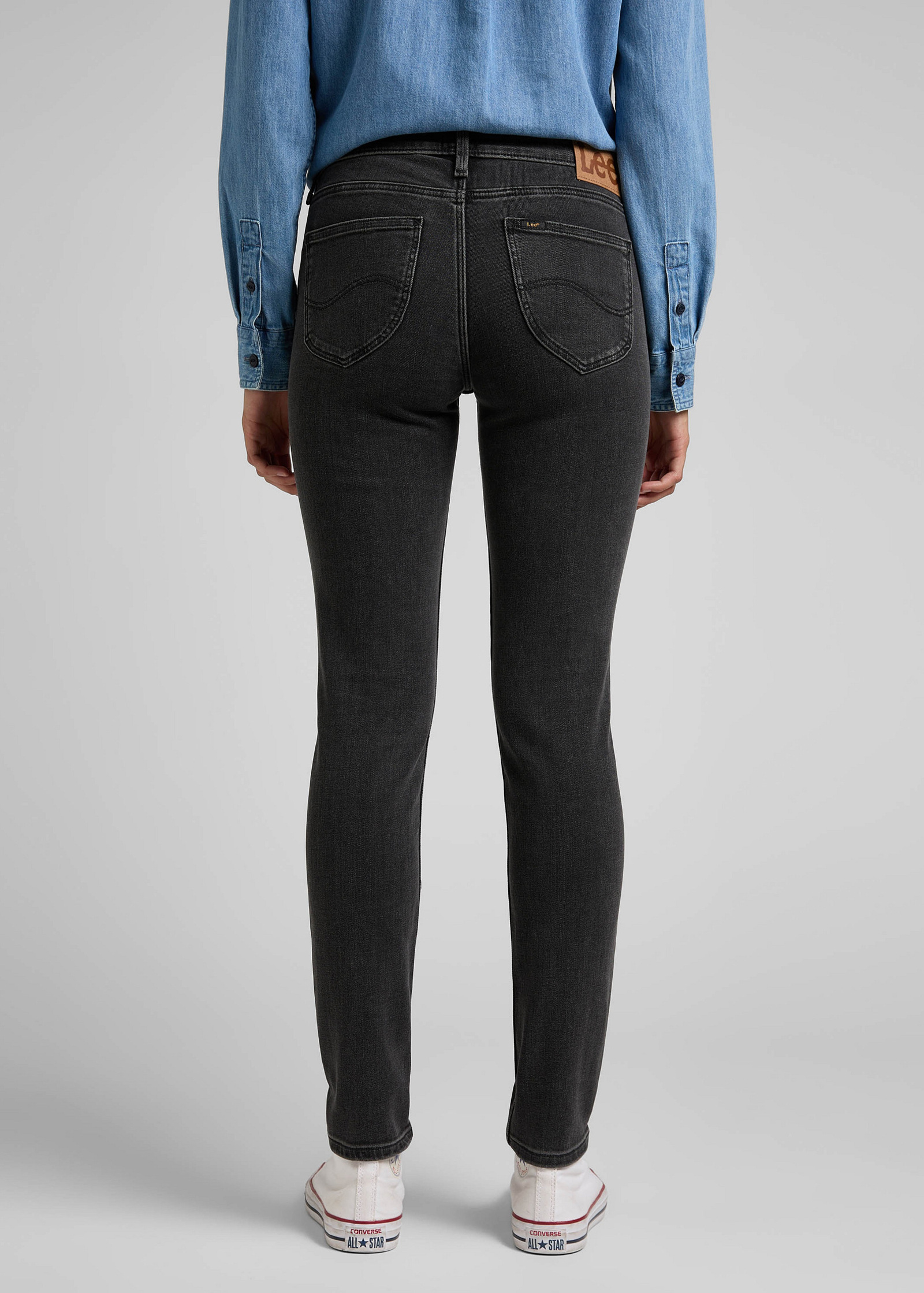 Lee scarlett black sales jeans