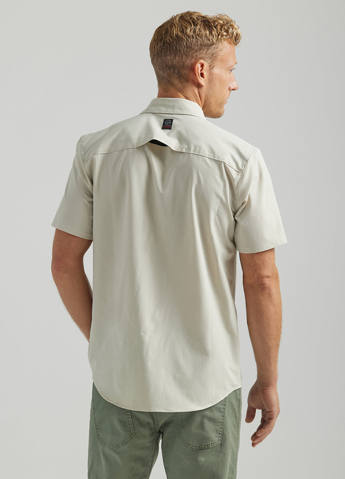 Wrangler® Mixed Material Shirt - Pelican