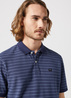 Wrangler Stripe Polo Navy - 112351395