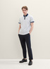 Tom Tailor Basic Polo Shirt Offwhite Streaky Two Tone - 1040822-27054