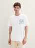 Tom Tailor® C-Neck Print T-Shirt - White