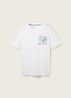 Tom Tailor® C-Neck Print T-Shirt - White