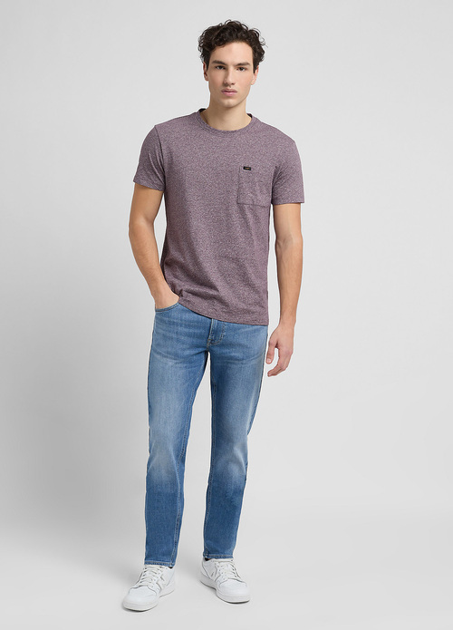 Lee Ultimate Pocket Tee Garnet - 112349077