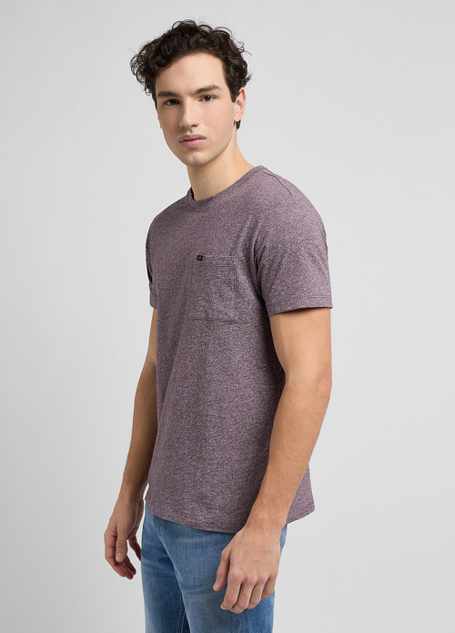 Lee Ultimate Pocket Tee Garnet - 112349077