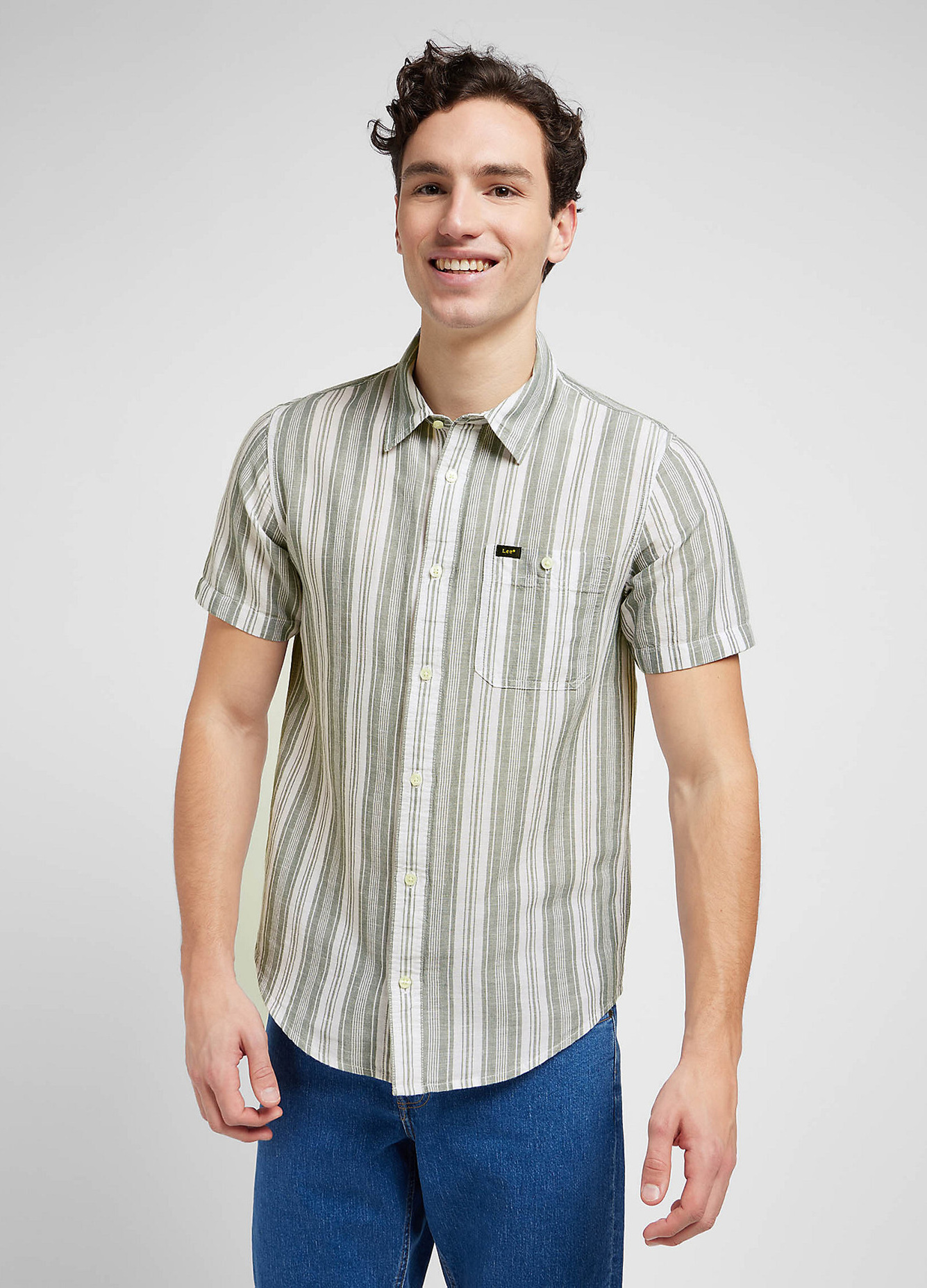 Lee® Leesure Shirt - Summit Stripe