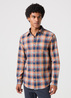 Wrangler One Pocket Shirt Navy Check - 112350491