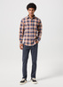 Wrangler® One Pocket Shirt - Navy Check