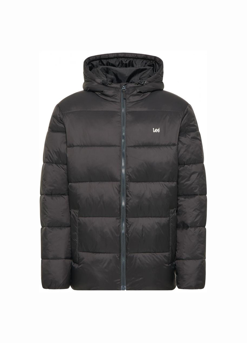 Lee Puffer Jacket Washed Black - LV20SZON