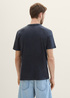 Tom Tailor T Shirt With A Text Print Sky Captain Blue - 1040956-10668