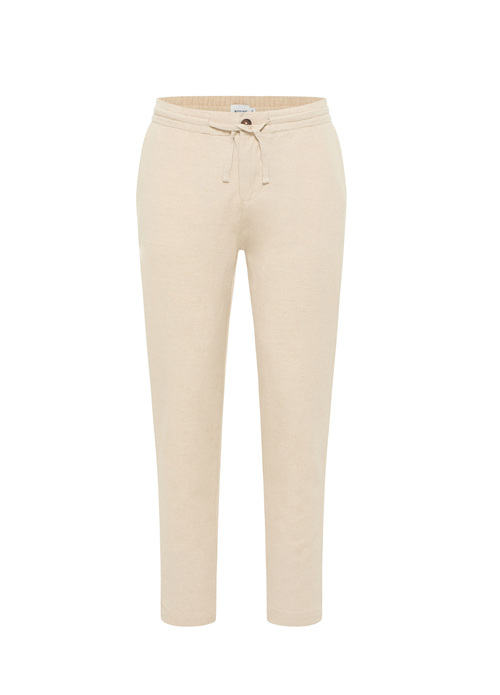 Mustang Jeans Milano Linen Jogger Whisper White Ecru - 1015156-2013