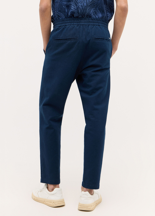 Mustang Jeans® Milano Linen Jogger - Insignia Blue