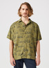 Wrangler® Short Sleeve Resort Shirt - Olive Scenic