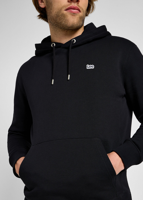 Lee Plain Hoodie Unionall Black - 112355735