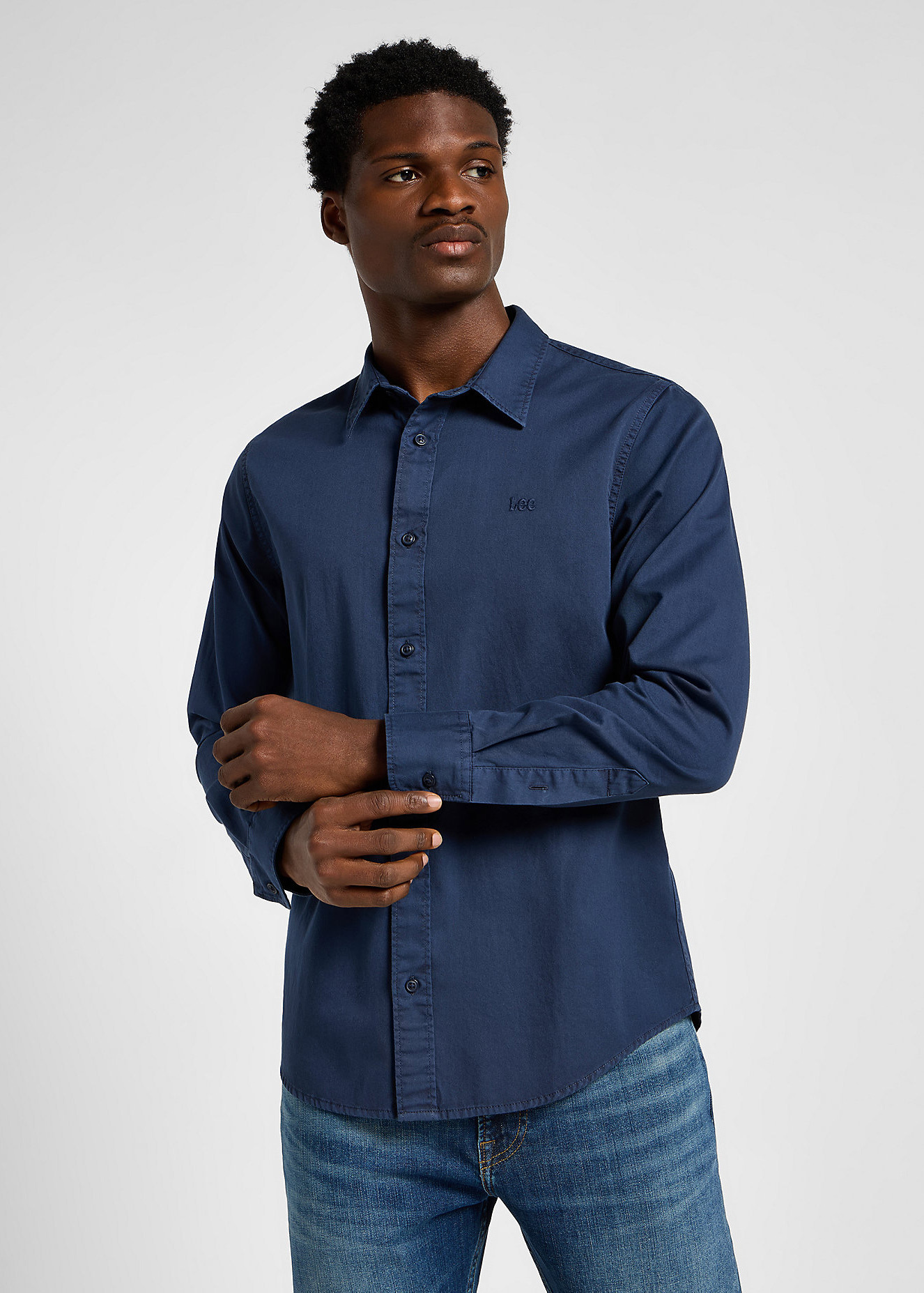 Lee® Patch Shirt - Mood Indigo