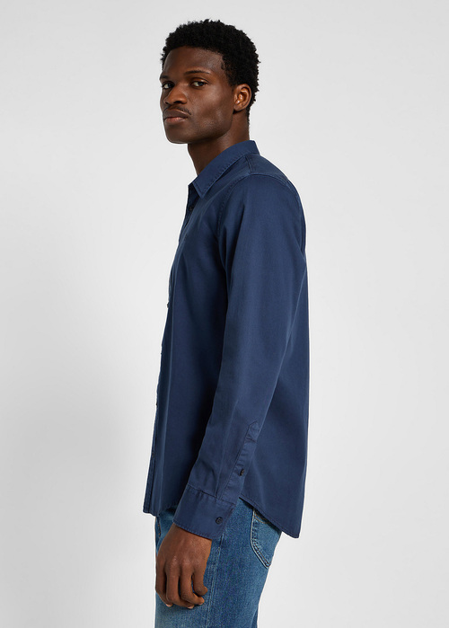 Lee Patch Shirt Mood Indigo - 112355737