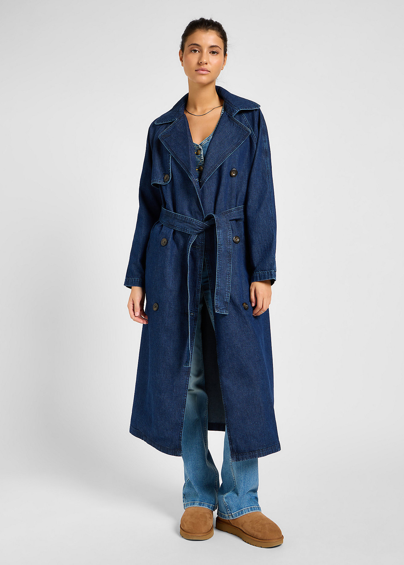 Denim overcoat hotsell