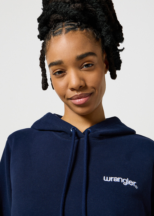 Lee Regular Hoodie Navy - 112356459