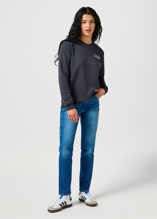 Wrangler® Regular Sweat - Faded Black