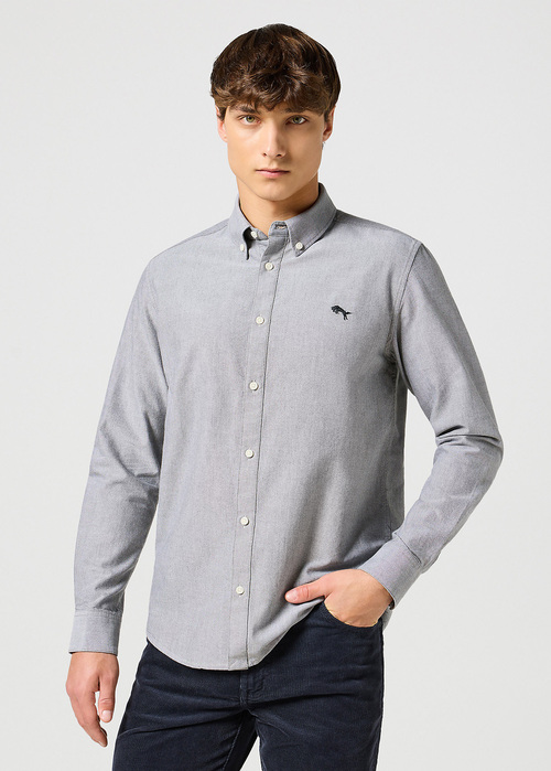 Wrangler® Oxford Shirt - Grey