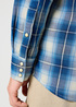 Wrangler® Western Shirt - Buffalo Indigo Check