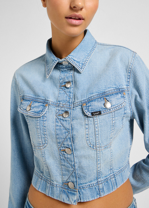 Lee® Cropped Raider Shirt - Modern Blue