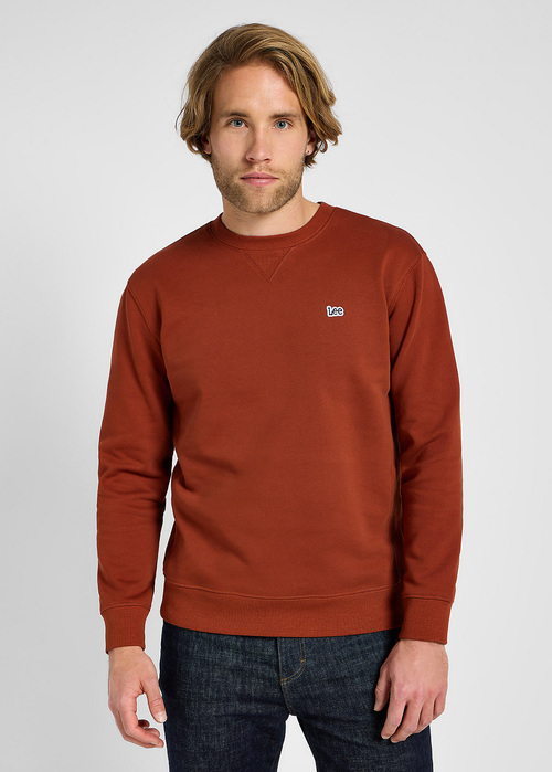 Lee® Plain Crew Sweatshirt - Sweet Maple