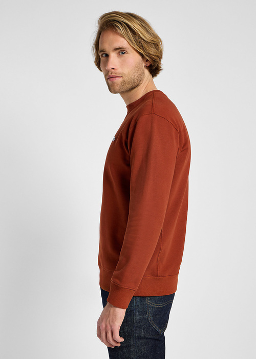 Lee® Plain Crew Sweatshirt - Sweet Maple