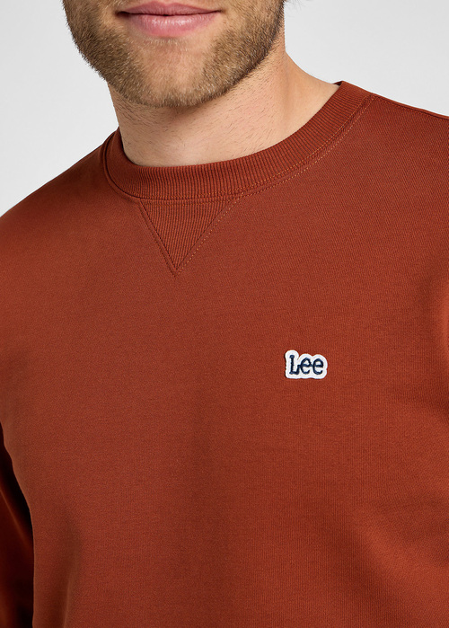 Lee® Plain Crew Sweatshirt - Sweet Maple