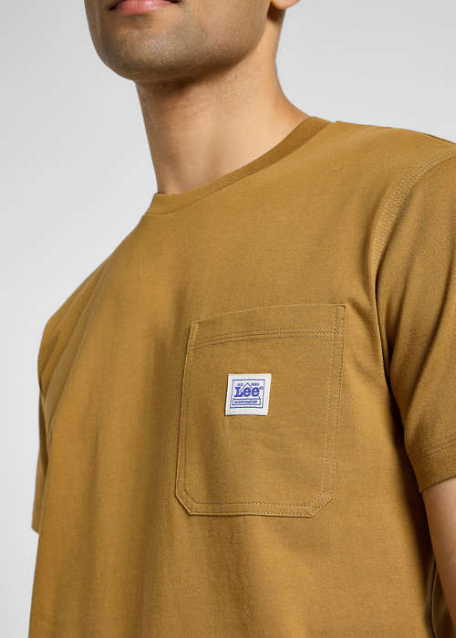 Lee® Workswear One Pocket Tee - Glazed Ginger