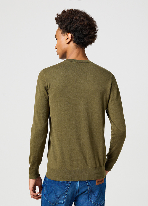 Wrangler Knit Sweater Ivy Green - 112357202